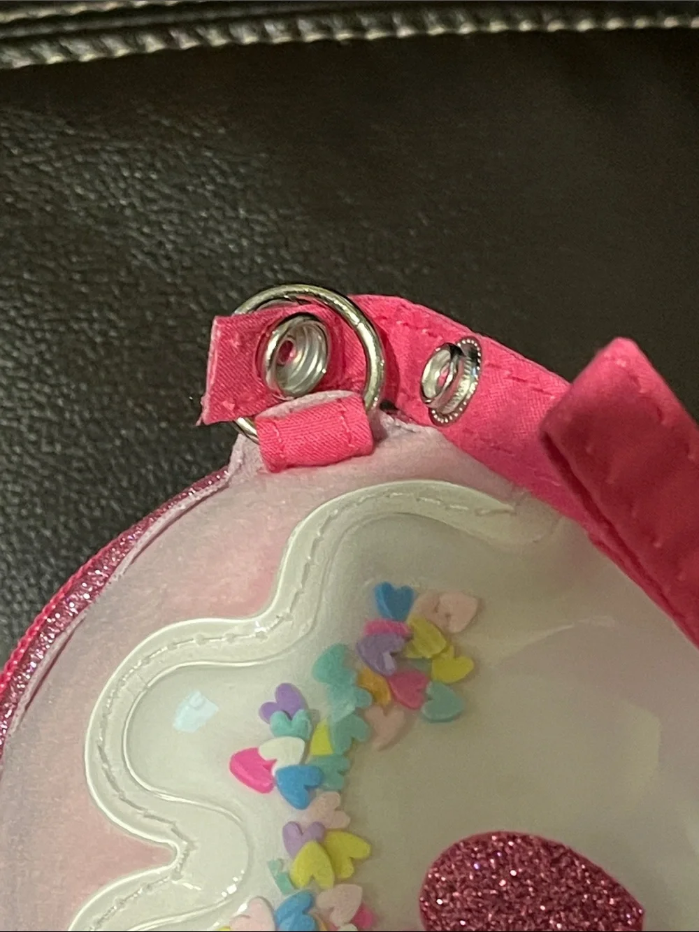 Claire’s Pink Cupcake Shaker Crossbody Purse Bag | NWT